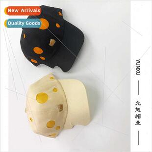 YuXu cheese cheesecake embroidered baseball cap children Kor