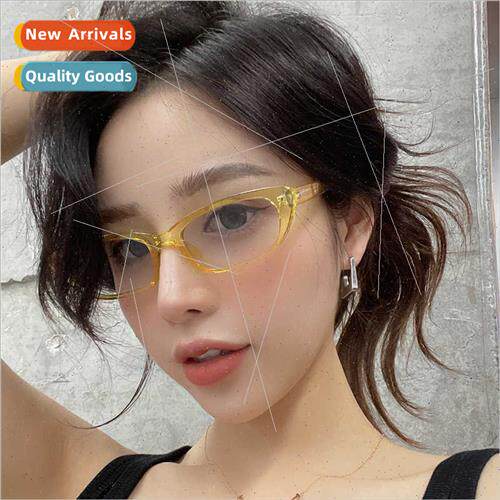 new Europe nd women personalized small frame cat-eye sunglas