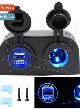 New tent car caravan yacht con dual USB 4.2A wh LED lights c