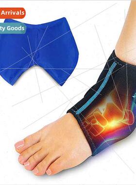 Ankle Ice Pack Wrap Reusable Heel Guard Gel Pack Protector F