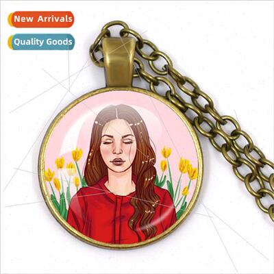 Pop nger Lana Del Rey Necklace Accessories Pendant Celebry J