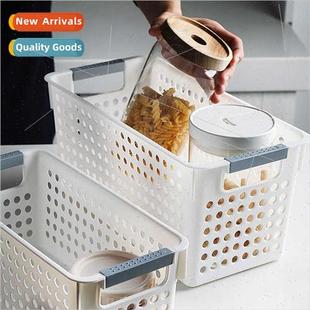storage hollow basket square sundri Creative desktop plastic