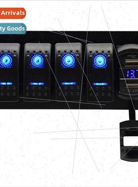 Car Modification Swch Combination wh Dual USB Car Charger Ca