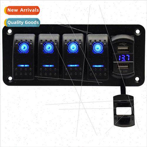 Car Modification Swch Combination wh Dual USB Car Charger Ca
