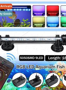 18cm LEDs Aquarium ghting Fish ank ght 9LED APP RGB Bar