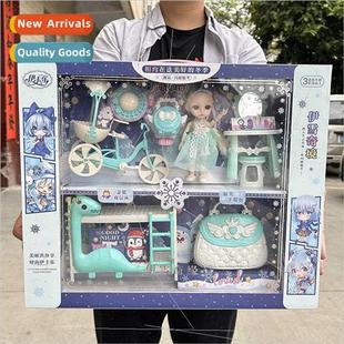 House Doll Children Princess Set Playing Large Girls Box