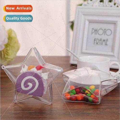 Transparent Creative Pleasure Candy Box Plastic Pentagram Ca