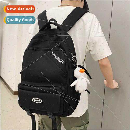Double shoulder backpack 2023  Korea ins college wind large