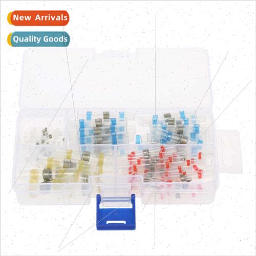 100pcs boxed waterprosoldering ring heat shrinkable middle t