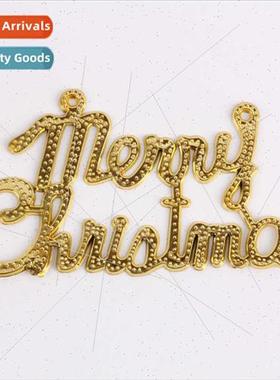 Lowercase Christmas word tags letter tags Christmas decorati