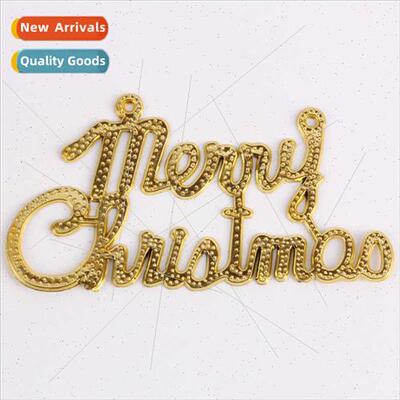 Lowercase Christmas word tags letter tags Christmas decorati