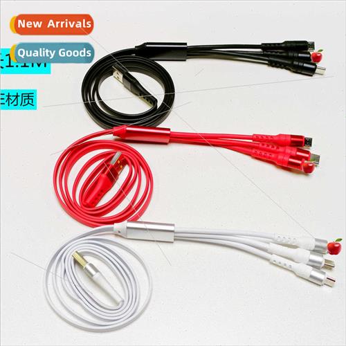 66W Super Fast Charge 3-in-1 Data Cable 6A One to Three Full
