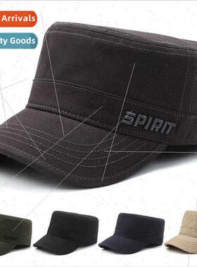 Flat top hat men spring fall new sun hat Korean  tide outdoo