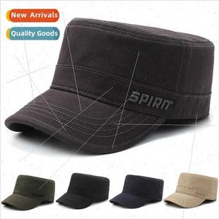 Flat top hat men spring fall new sun hat Korean tide outdoo