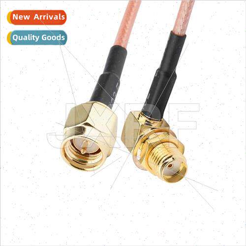 RF Connection Cable SMA-J Male to SMA-KW Female Bent Patch C