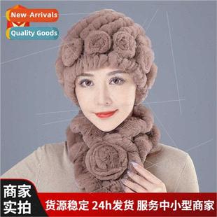 fall ear rabb warm outdoor winter children hat fur otter New