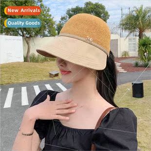 female fashion diamond Korean mesh hat letters breathab new