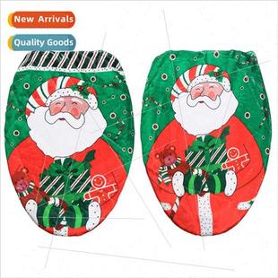 Toilet Cover Printed New Christmas Man Old