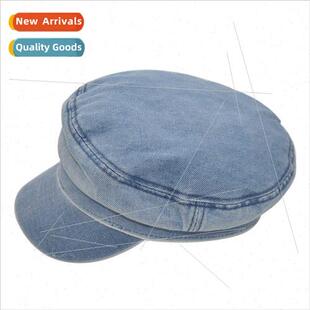 Ins navy Japanese four hat baseball top flat cowboy cap