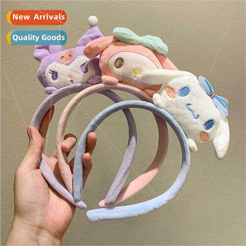 Cute Melody doll plush Kulome big ears dog headband wash fac