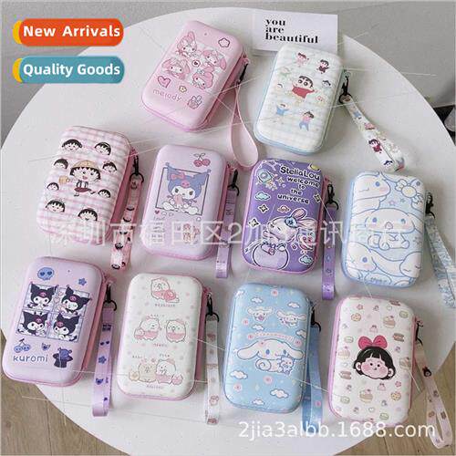Large mobile power wrist lanyard organizer bag coin purse re