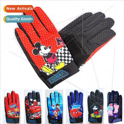 Children gloves outdoor sports warm -slip full-finger autumn