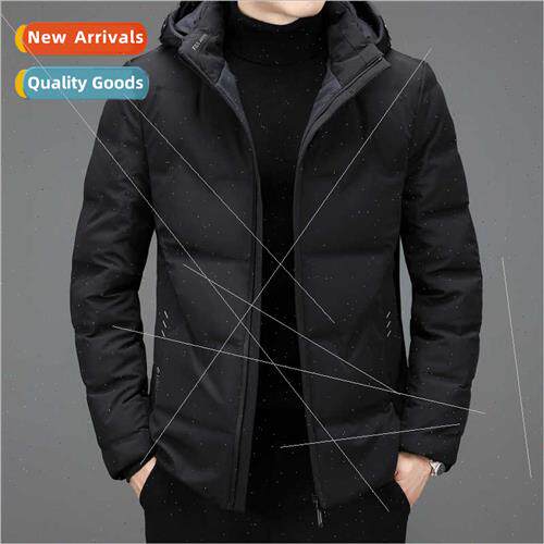 Winter men down jacket 2023 new removable hooded men whe duc