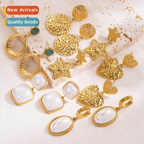 Europe fashion personalized geometric multi-layer tanium ste