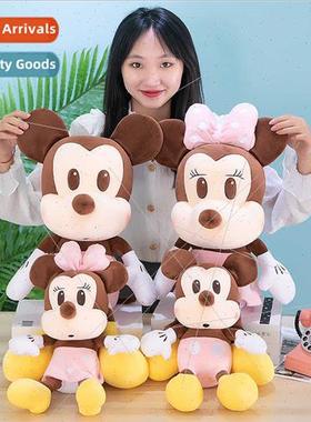 Mickey plush toys Minnie doll large couple Mickey Mouse play