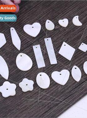 Natural whe shell rectangular round geometric shape handmade