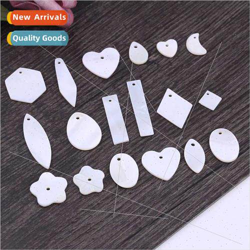 Natural whe shell rectangular round geometric shape handmade