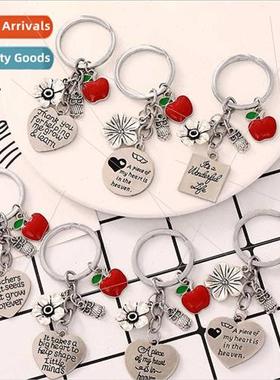 Apcs my heart is in heaven Keychain Teacher Day  Charms
