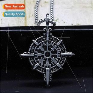 necklace gossip orientation Europe tide metal pendant new