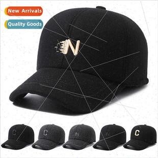 Middle-aged elderly hat men fall winter baseball cap windpro