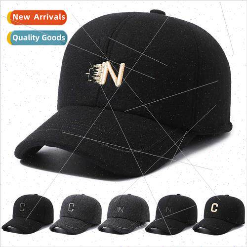 Middle-aged elderly hat men fall winter baseball cap windpro