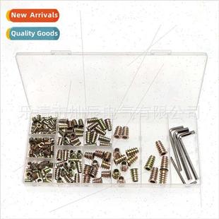screws colorful zinc 145pcs furnure plated mustard boxed