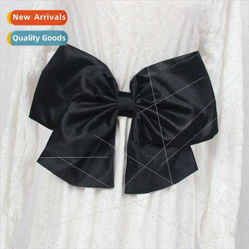 Japan sweet oversized bow elastic elastic waist seal female