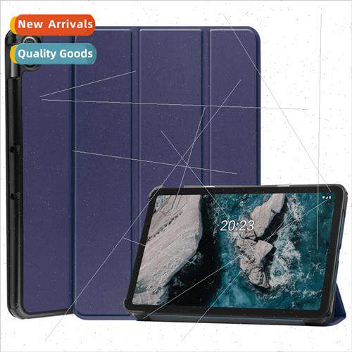 适用Nokia Nokia T20 Tablet Case Caster Tri-fold Tablet Case