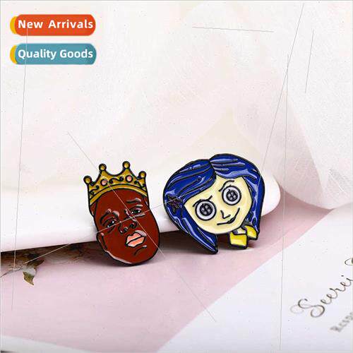 anime  jewelry cartoon brooch king ghost mother badge clothi