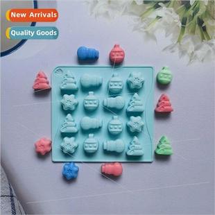 16 Tree Snowman 73 Chocolate licone Mold Cake Pudding Desser