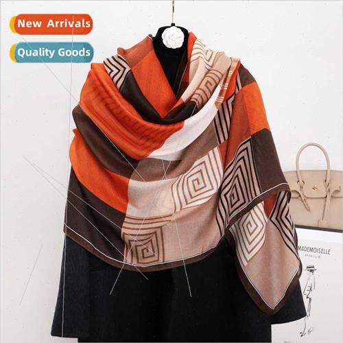 Autumn Korean  new 180*90 imation cotton linen scarf autumn