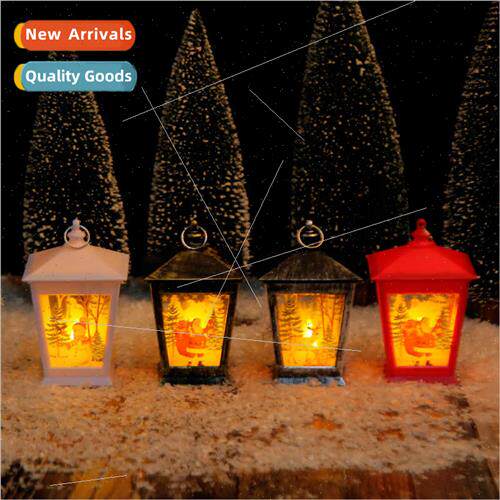 Christmas house wind lamp cute girl Christmas night light po