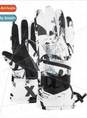Ski gloves men women winter warm adult outdoor mountaineerin