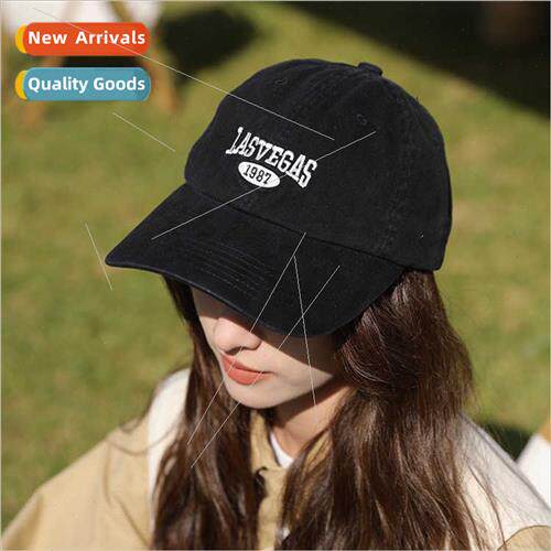 2023 new baseball cap female big head circumference hard top