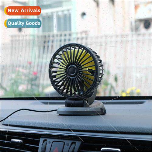 Car electric fan 24v big truck 12v car usb interface van int