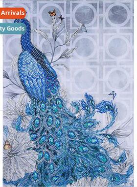 New hand-applied full diamond living room small animal decor