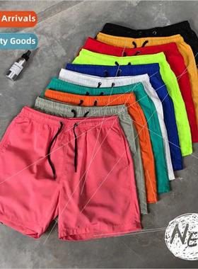 2021 Teenagers summer new fashion loose flat five pants cand