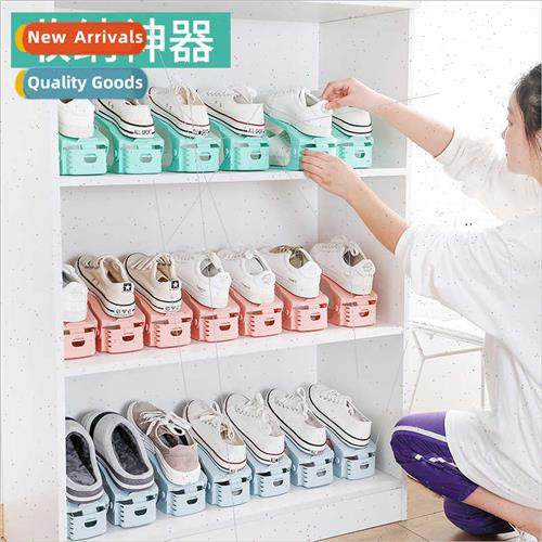 second generation adjustable shoe rack simple creative DIY a