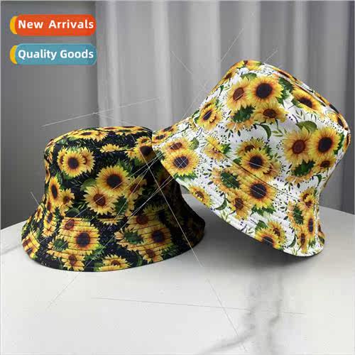 Spring summer  fisherman hat printed flower pot hat sun hat
