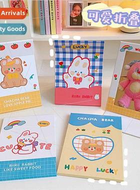 Folding mirror portable desktop can stdesktop makeup mirror